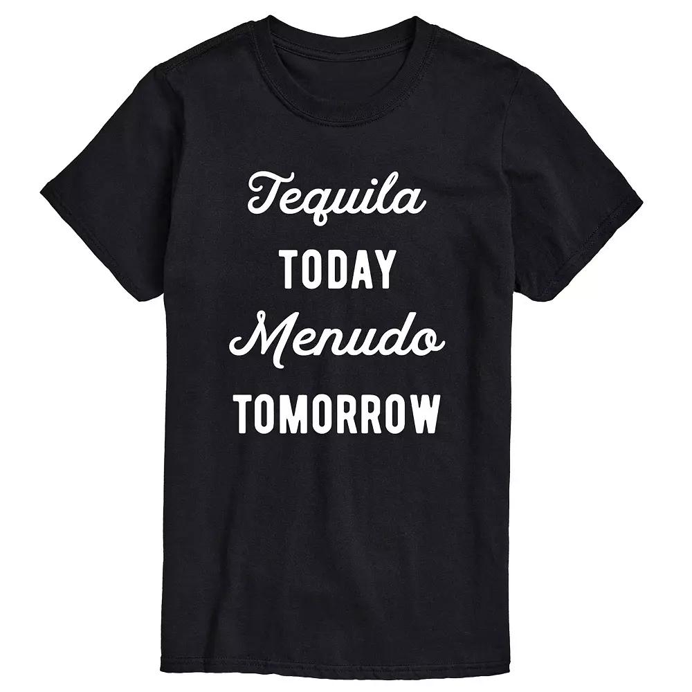 Men's Tequlia Today Menudo Tomorrow Graphic Tee,  Product Image