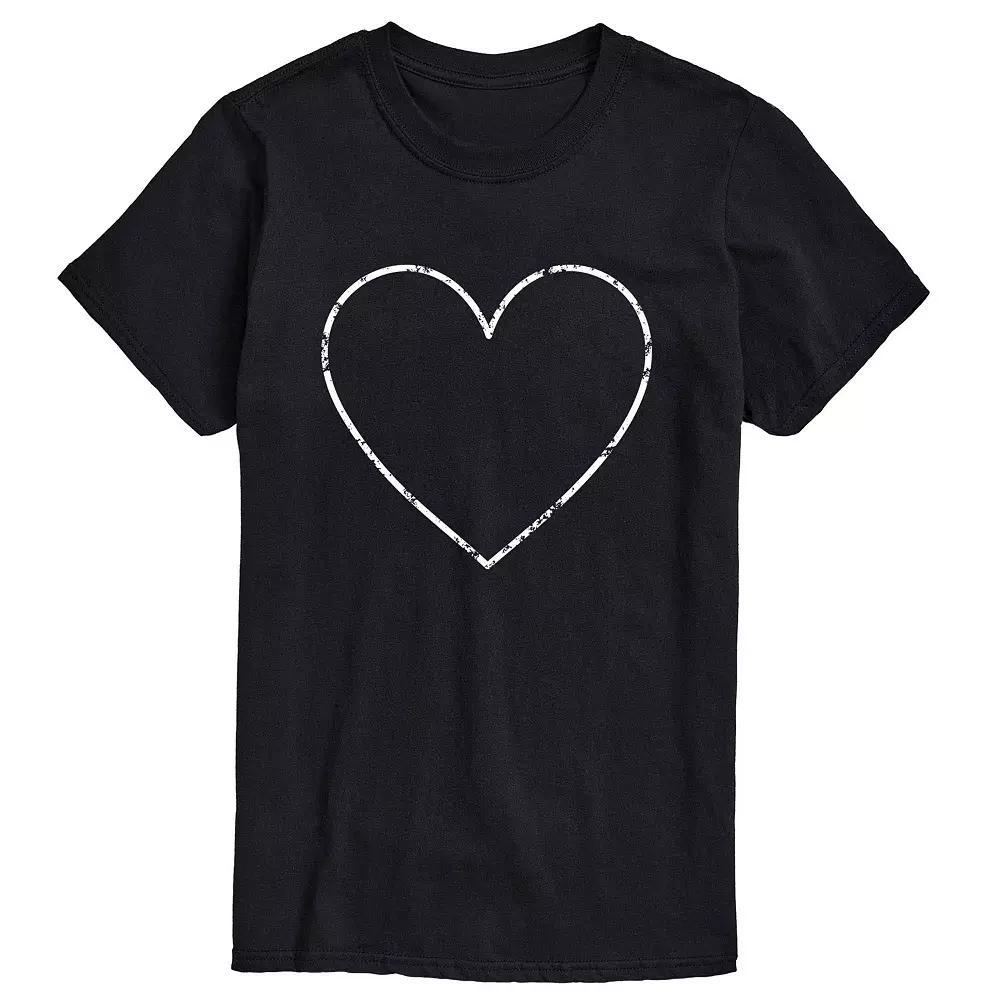 Big & Tall Heart Tee, Men's,  Product Image