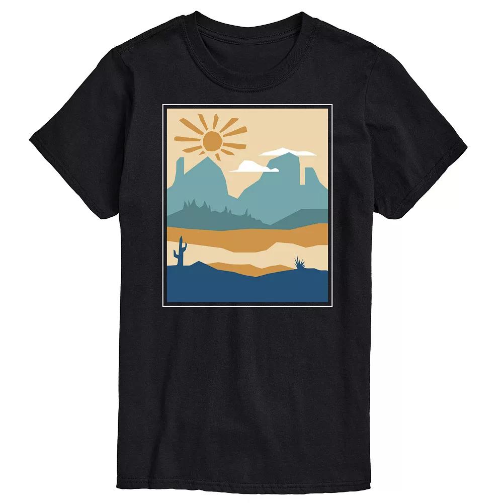 Big & Tall Cactus And Canyon Tee, Men's,  Product Image