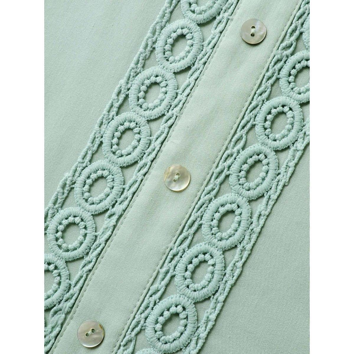 Plus Size Rayon Lace Trim Adjustable Straps Tank Top Women Greenbean Woven ribbon&lace trim Non Everyday-Elegant Tank Tops Camis BloomChic 26/4X Product Image