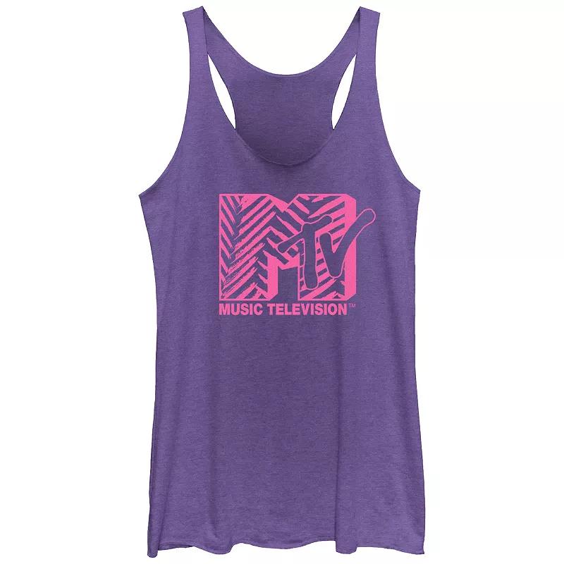 Juniors' Hugs And Kisses Tri-Blend Racerback Graphic Tank Top, Girl's,  Product Image