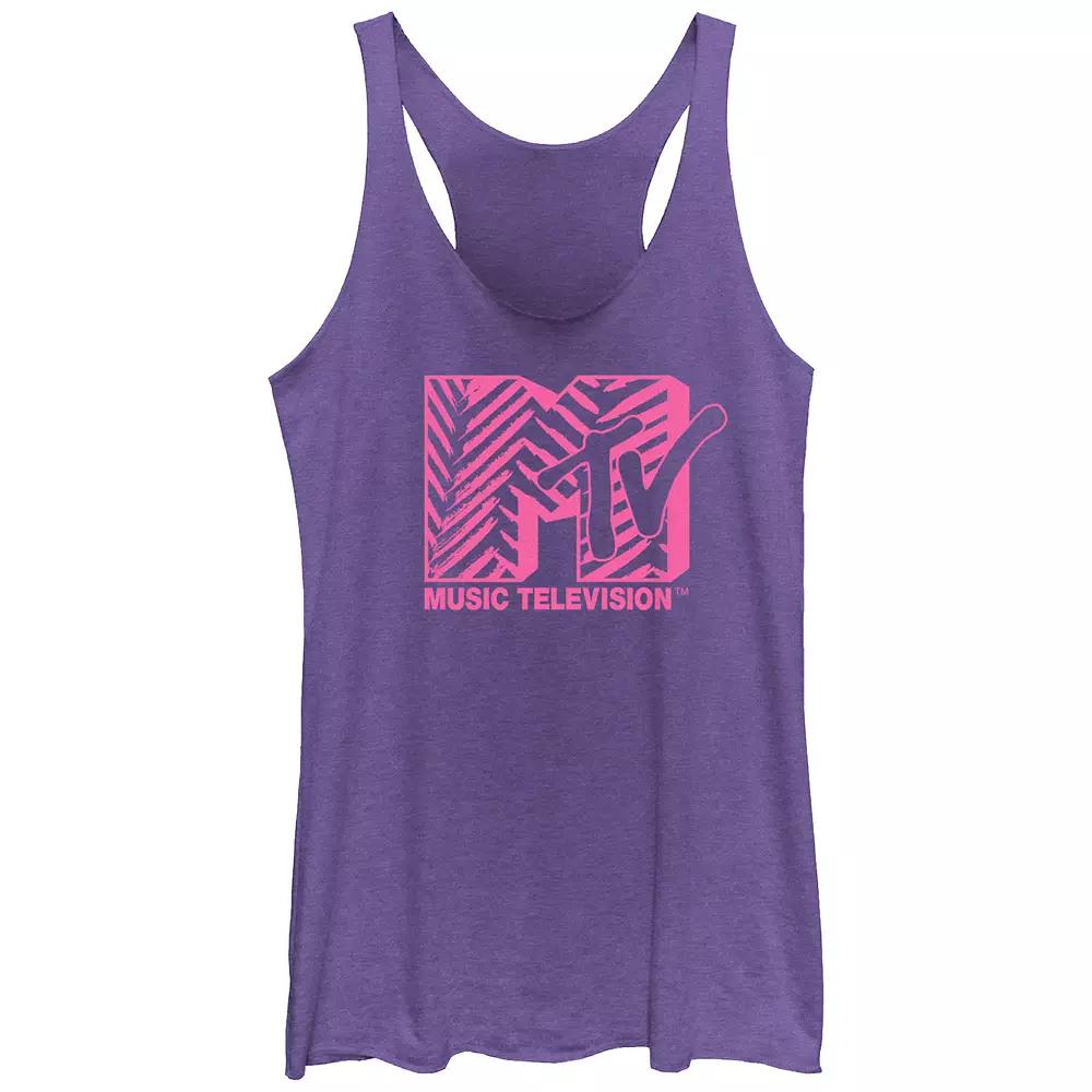 Juniors' Hugs And Kisses Tri-Blend Racerback Graphic Tank Top, Girl's,  Product Image