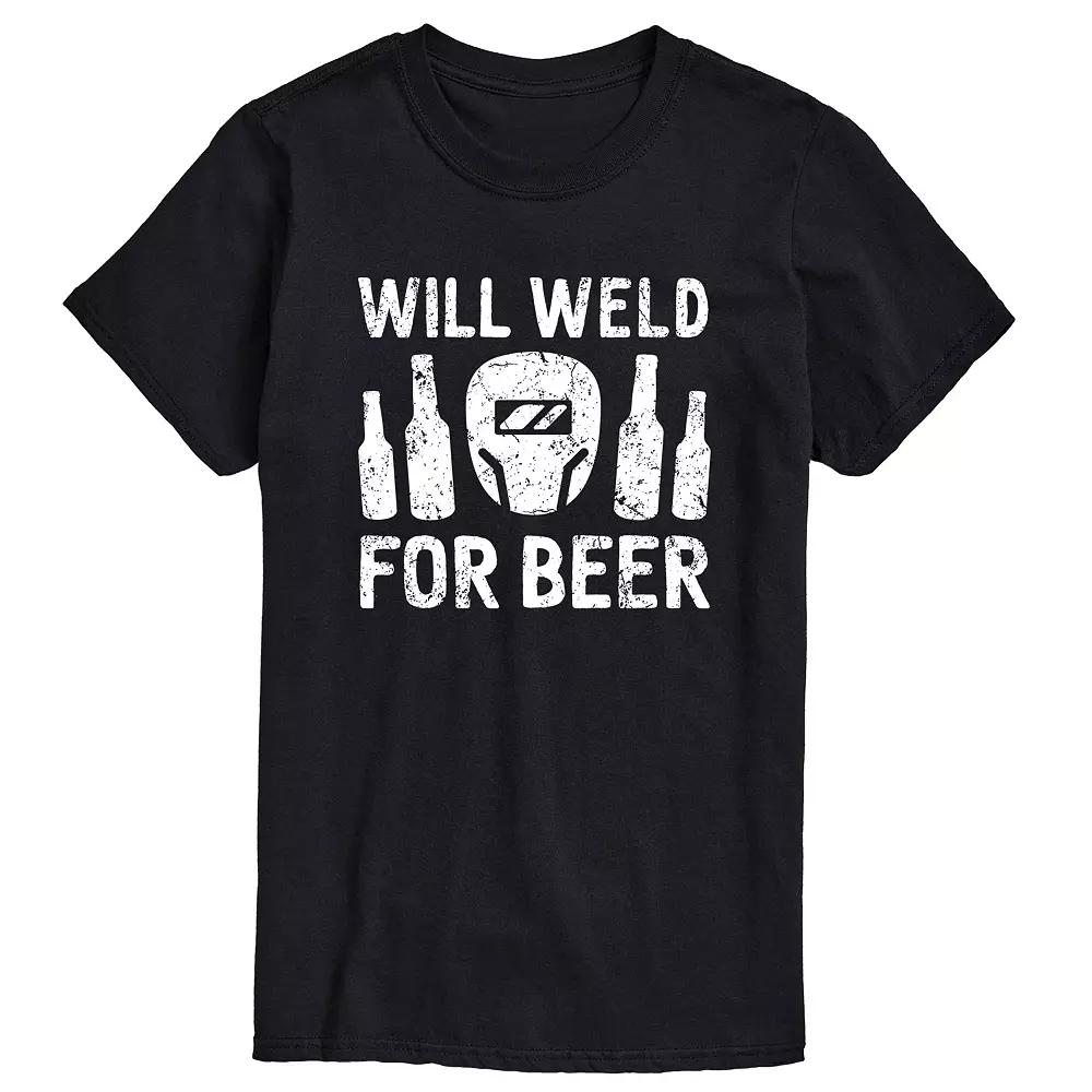 Men's Will Weld For Beer Tee,  Product Image