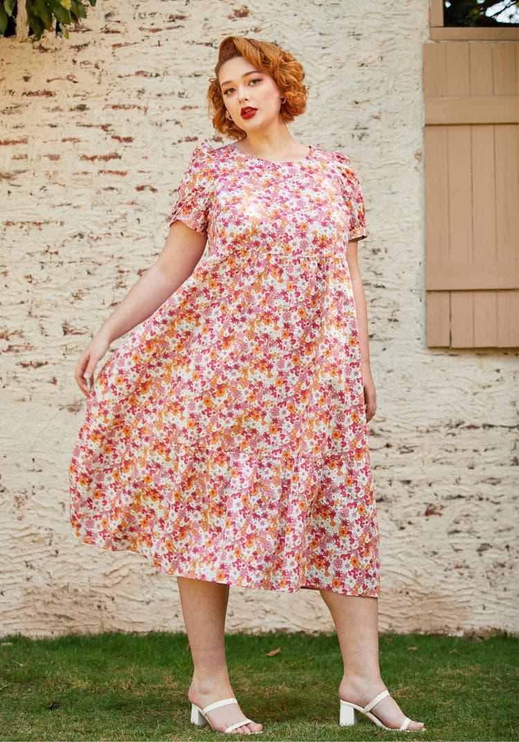 Exuding Ease Midi Dress Product Image