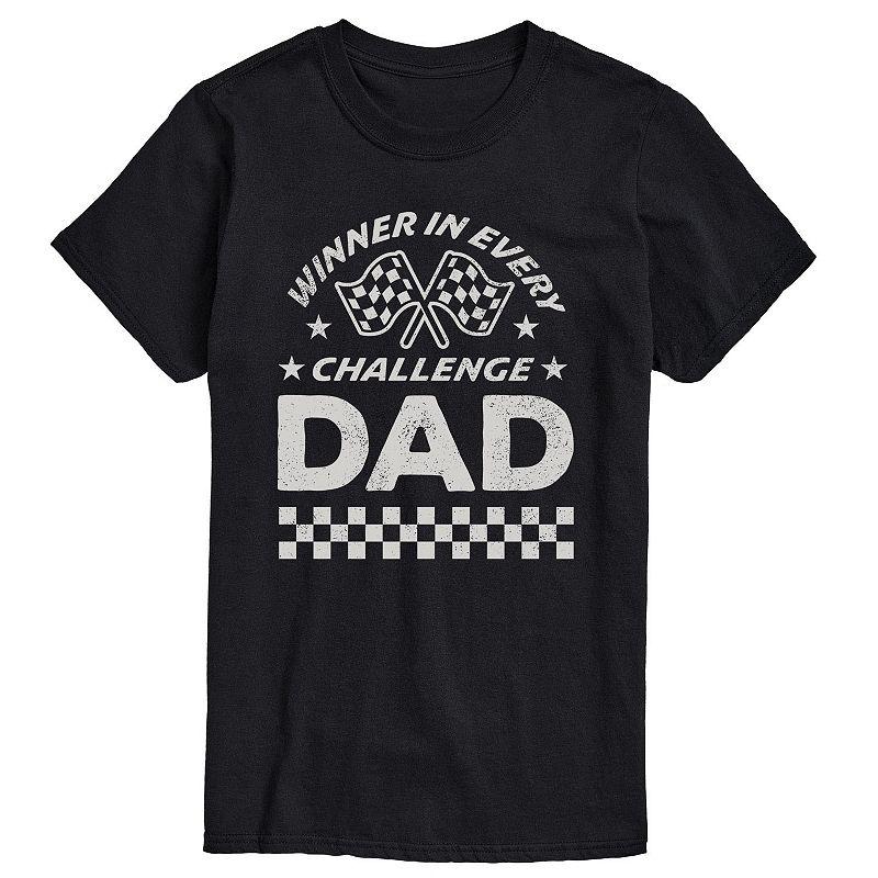 Big & Tall Winner In Every Challenge Dad Graphic Tee, Mens Product Image