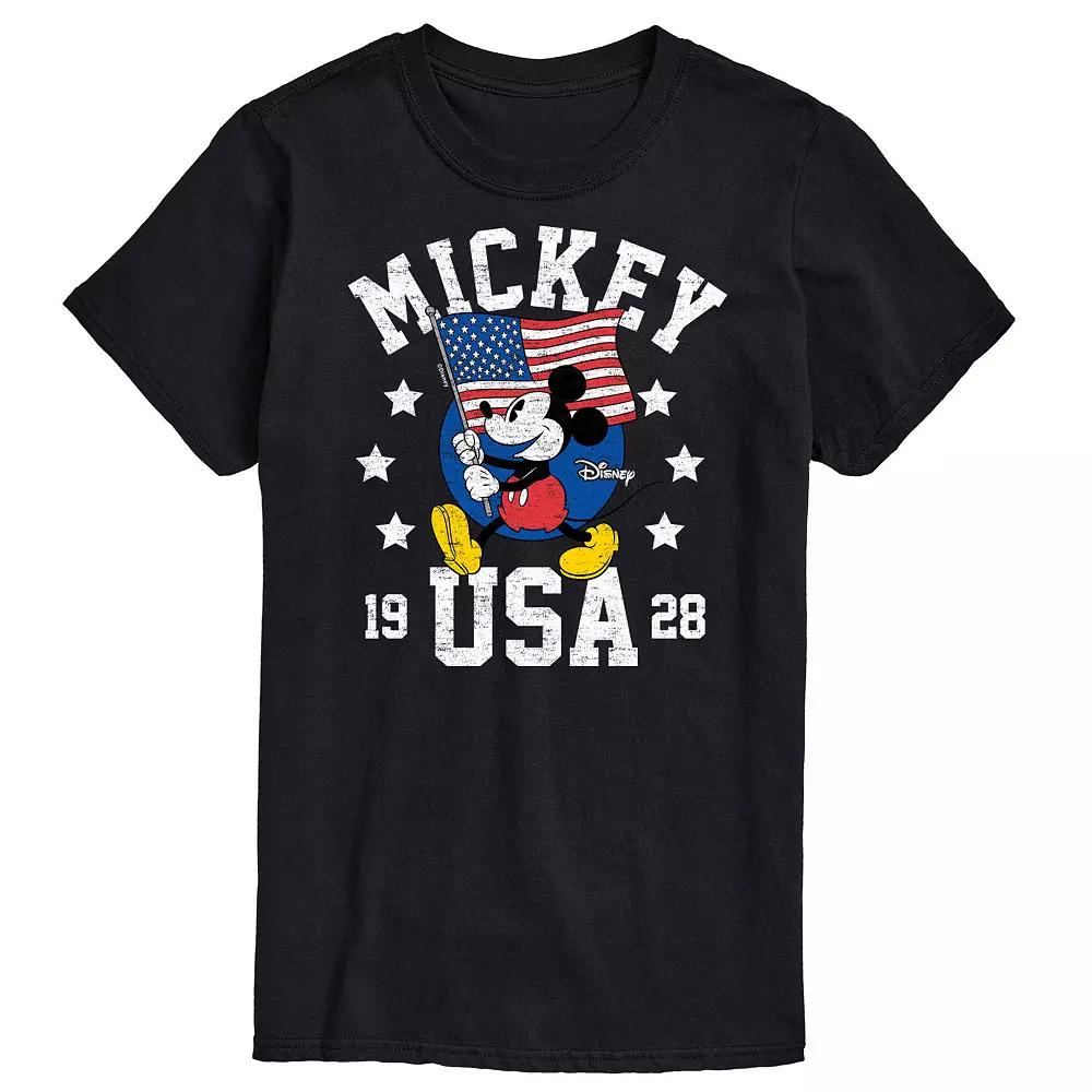 Disney's Mickey Mouse Men's Waving Flag Graphic Tee,  Product Image