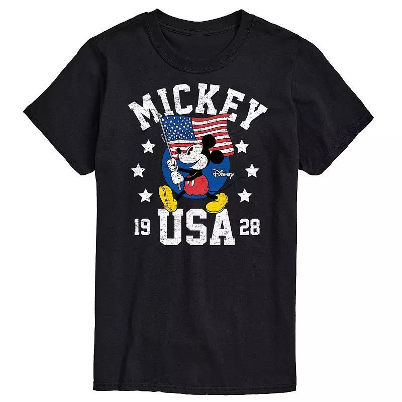 Disney's Mickey Mouse Men's Waving Flag Graphic Tee,  Product Image