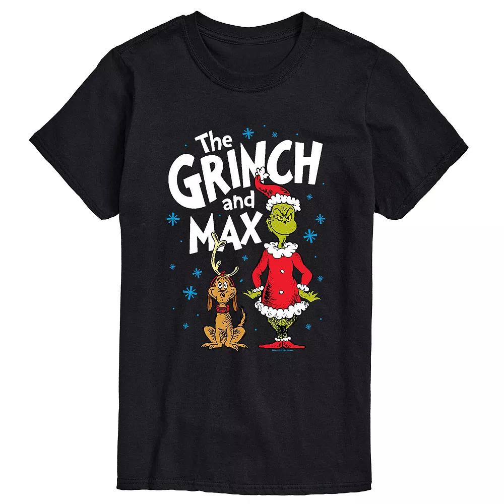 Big & Tall Grinch The And Max Tee, Men's,  Product Image