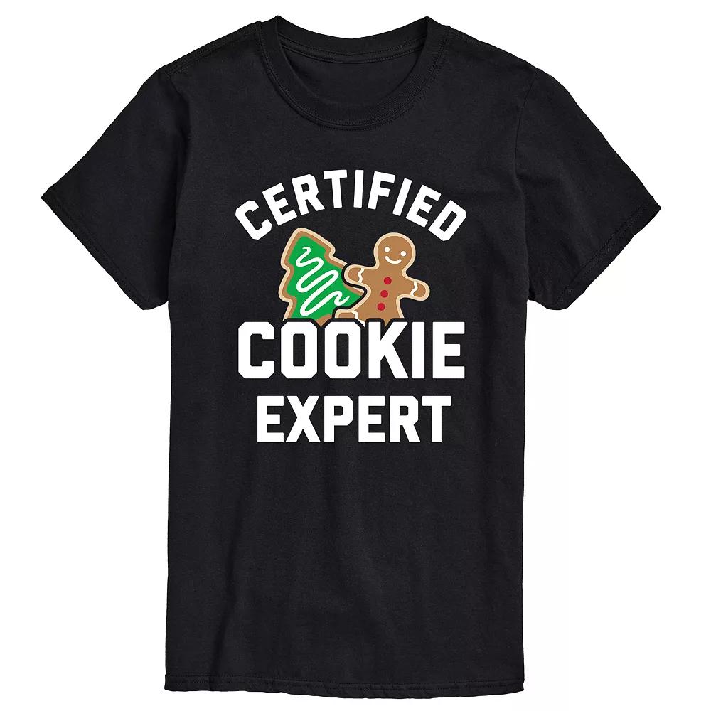 Big & Tall Certified Cookie Expert Tee, Men's,  Product Image
