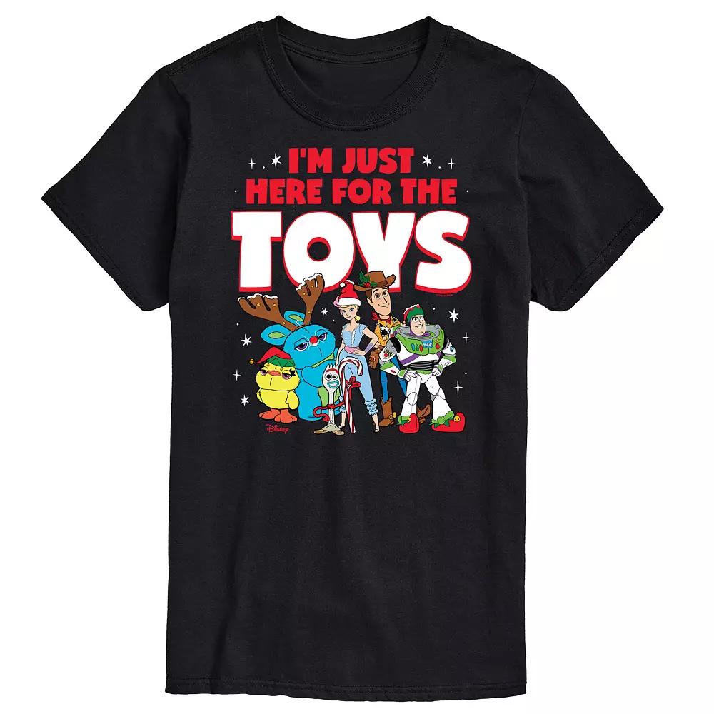 Disney / Pixar's Toy Story 4 Men's Here For The Toys Graphic Tee,  Product Image