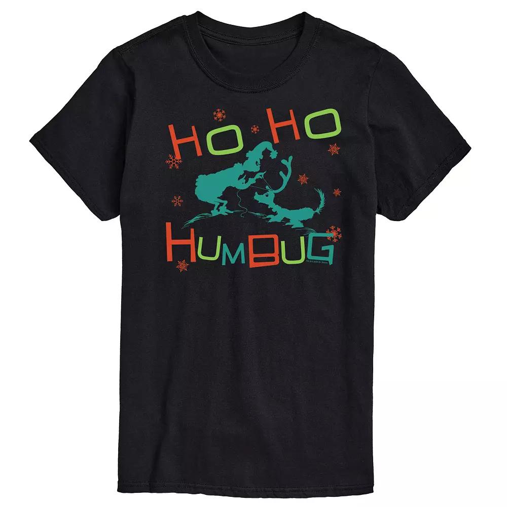Men's Dr. Seuss The Grinch Ho Ho Humbug Graphic Tee,  Product Image
