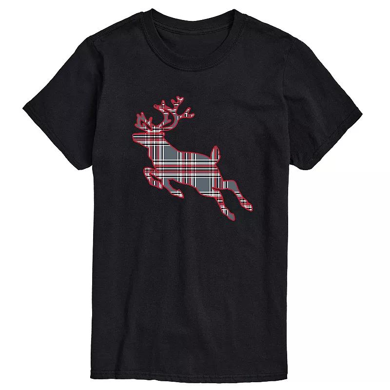 Big & Tall Deer Charcoal Tee, Men's,  Product Image