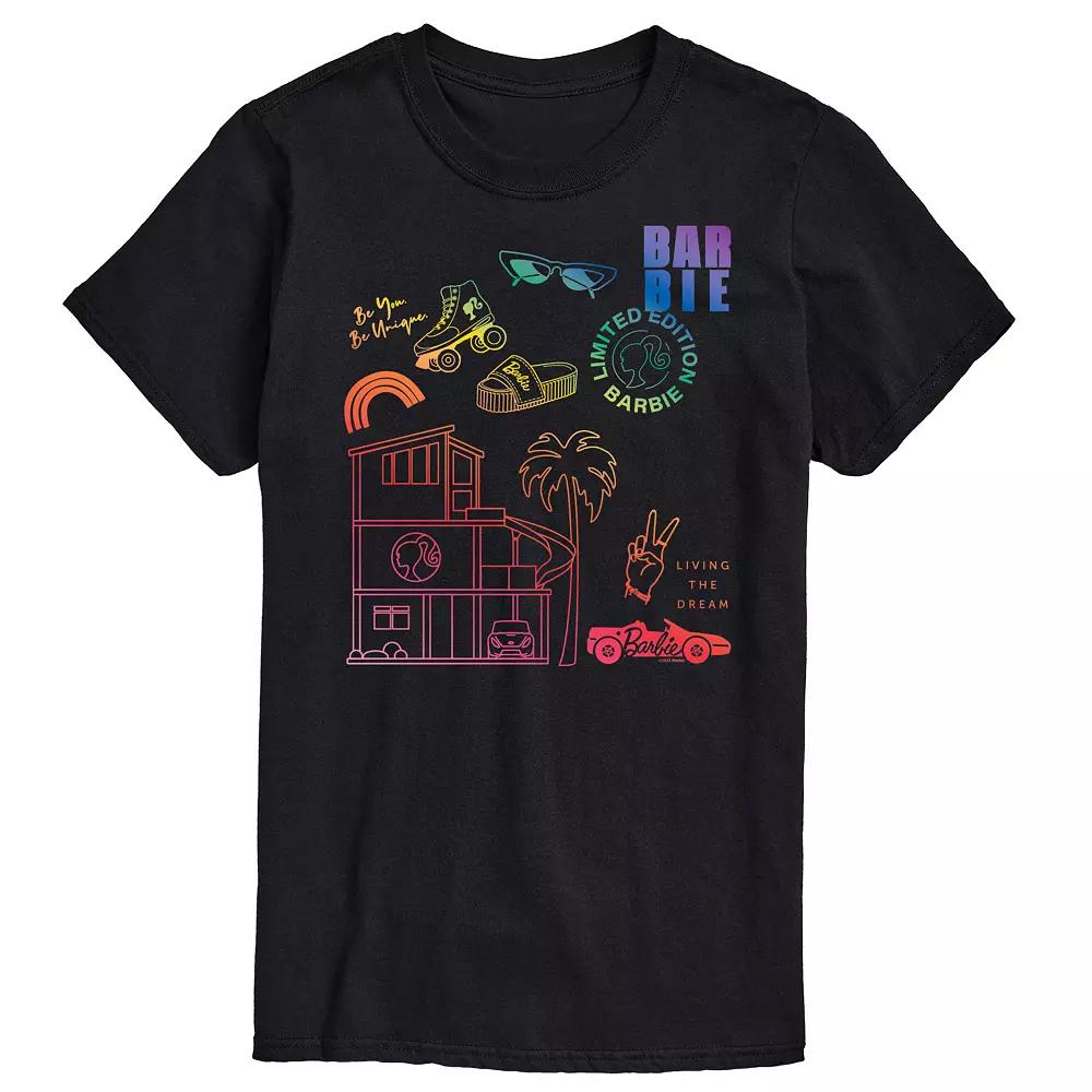 Men's Barbie Pride Icons Graphic Tee,  Product Image