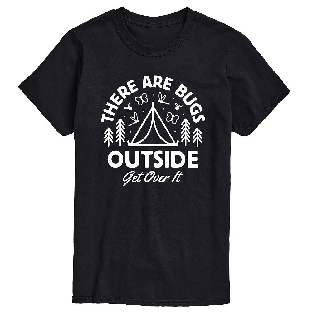 Men's There Are Bugs Outside Get Over It Graphic Tee,  Product Image