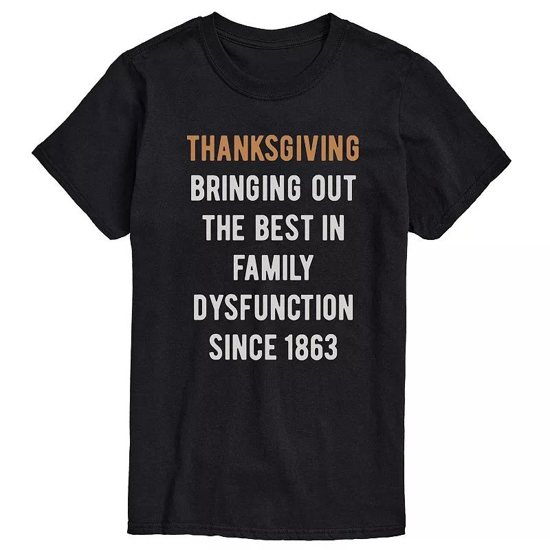 Big & Tall Family Dysfunction Tee, Men's,  Product Image