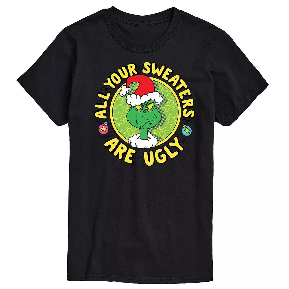 Men's Dr. Seuss The Grinch All Your Sweaters Are Ugly Graphic Tee,  Product Image