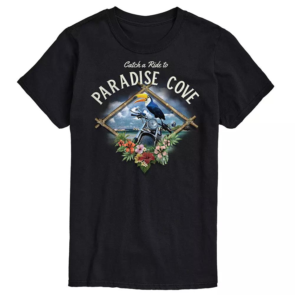 Big & Tall Paradise Cove Postacard Tee, Men's,  Product Image