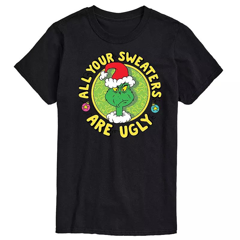 Men's Dr. Seuss The Grinch All Your Sweaters Are Ugly Graphic Tee,  Product Image