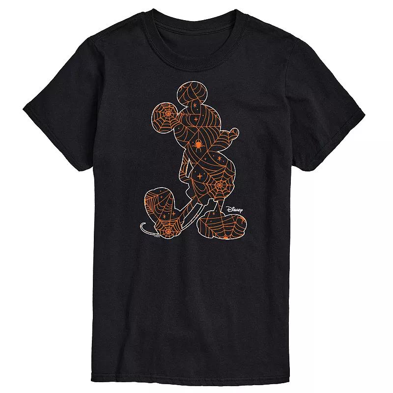 Disney's Mickey Mouse & Friends Big & Tall Mickey Spider Web Graphic Tee, Men's,  Product Image