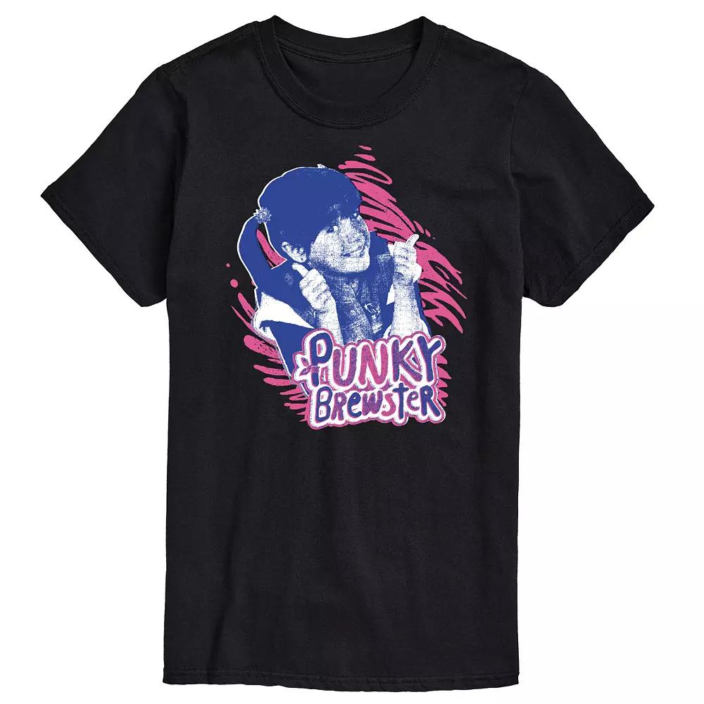 Big & Tall Punky Brewster Thumbs Up Graphic Tee, Men's,  Product Image