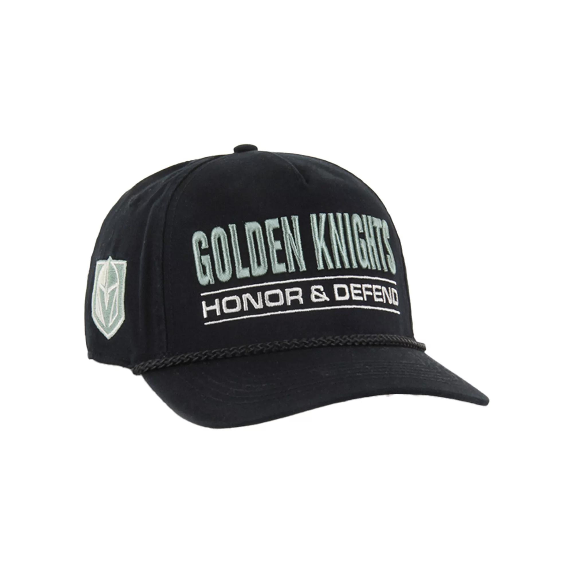 Men's '47 Black Vegas Golden Knights OHT Military Appreciation Homeland Honor and Defend Hitch Adjustable Hat, Lvk Black Product Image
