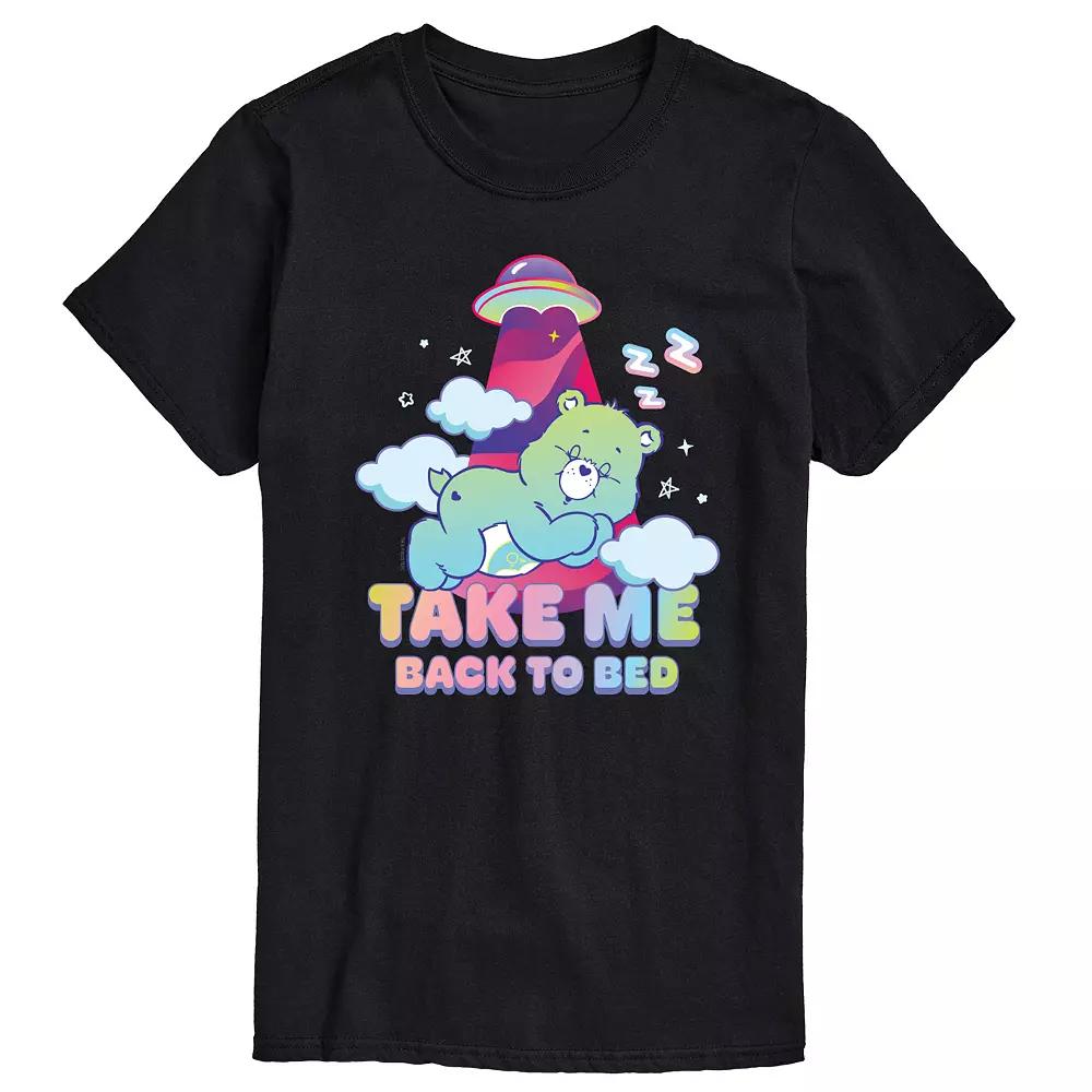 Big & Tall Care Bears Take Me Back To Bed UFO Graphic Tee, Men's,  Product Image