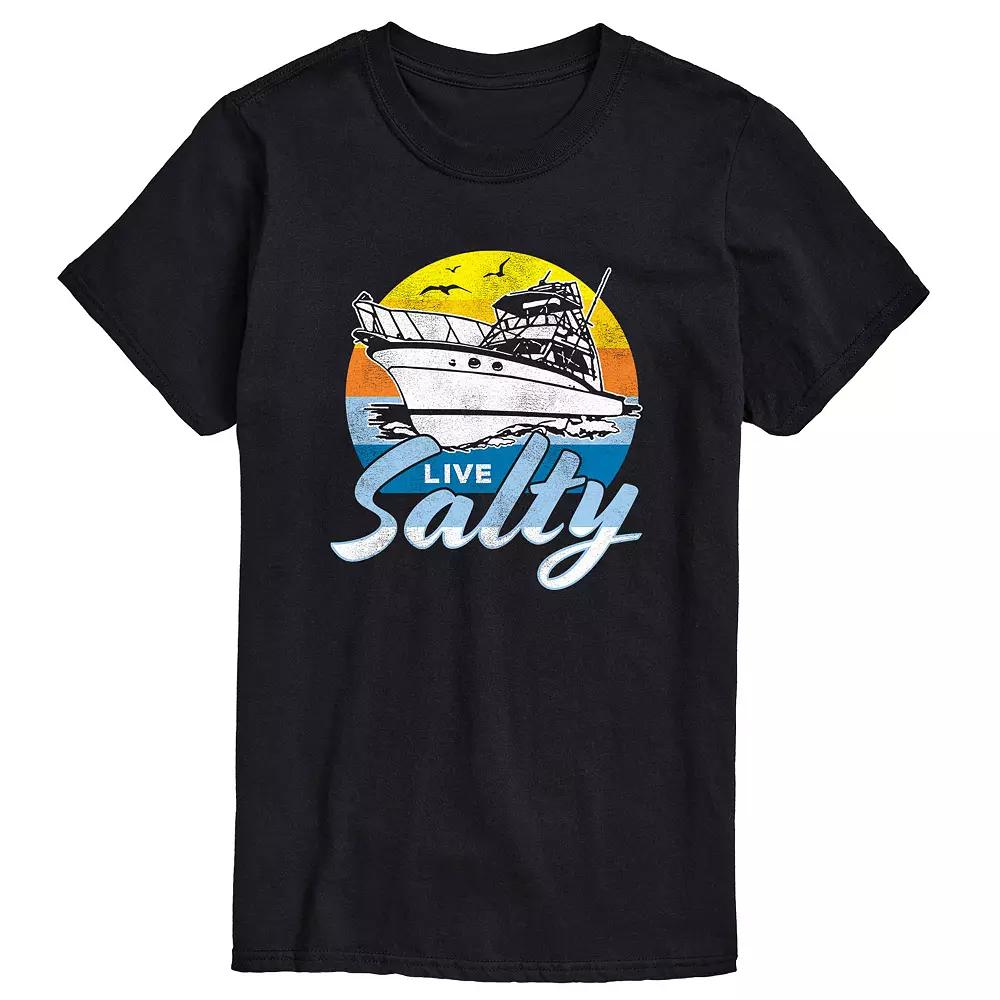 Men's Live Salty Graphic Tee,  Product Image