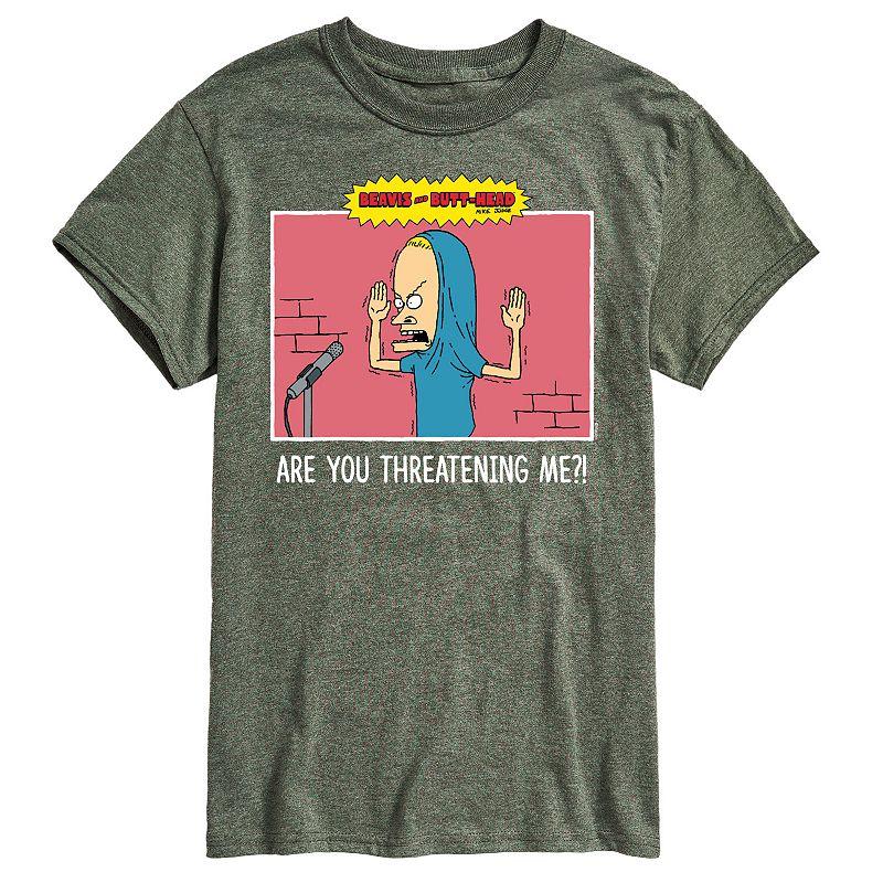 Men's Beavis And Butthead Threatening Me Tee,  Product Image