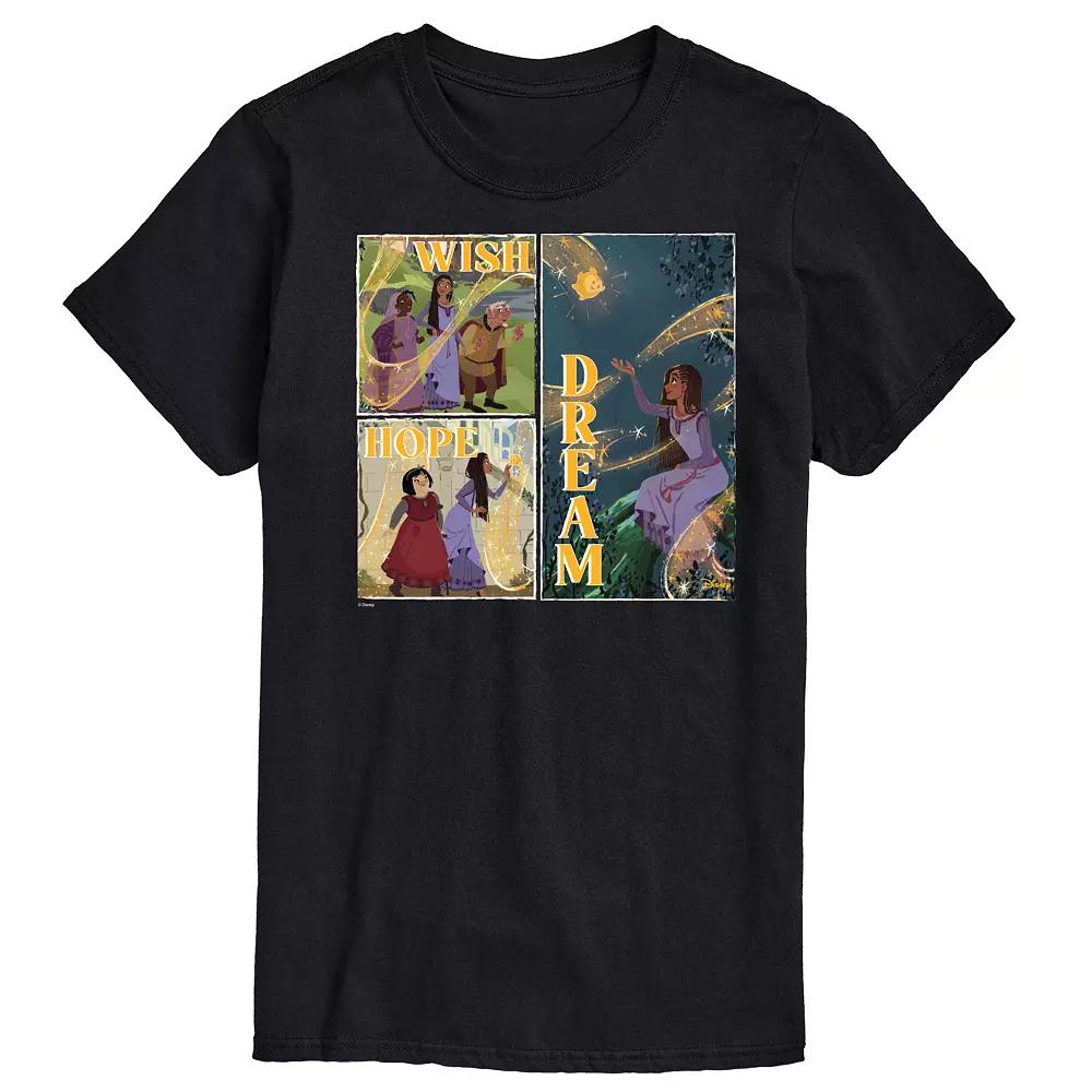 Disney's Wish Men's Wish Hope Dream Graphic Tee,  Product Image