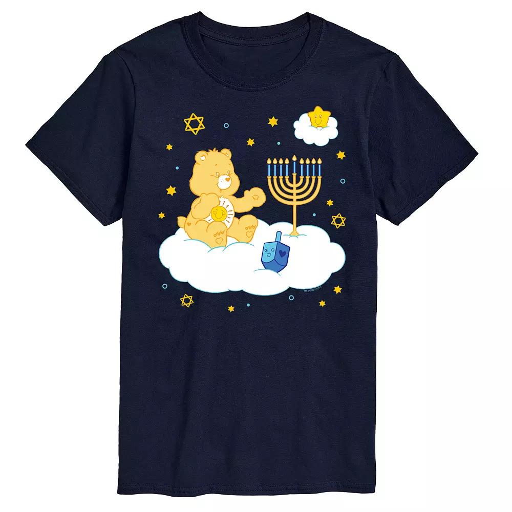 Men's Care Bears Hanukkah Cloud Graphic Tee,  Product Image