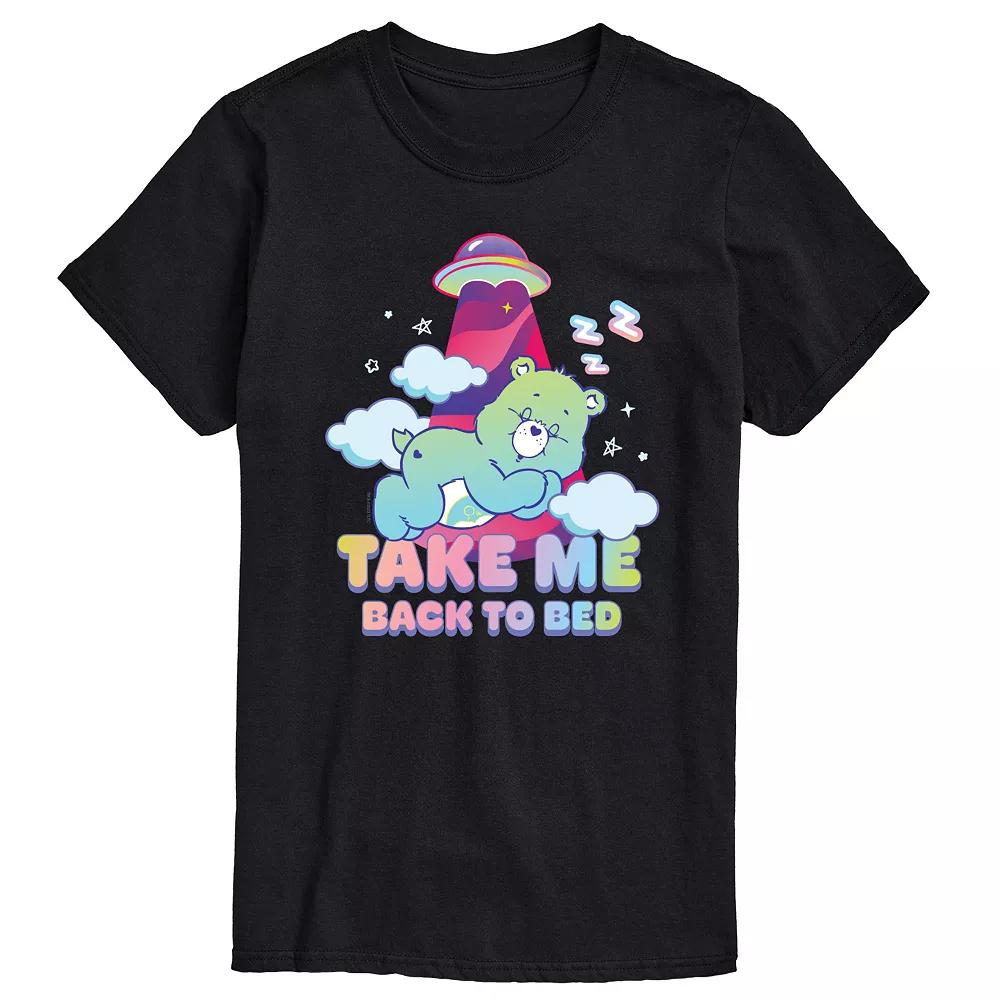 Big & Tall Care Bears Take Me Back To Bed UFO Graphic Tee, Men's,  Product Image