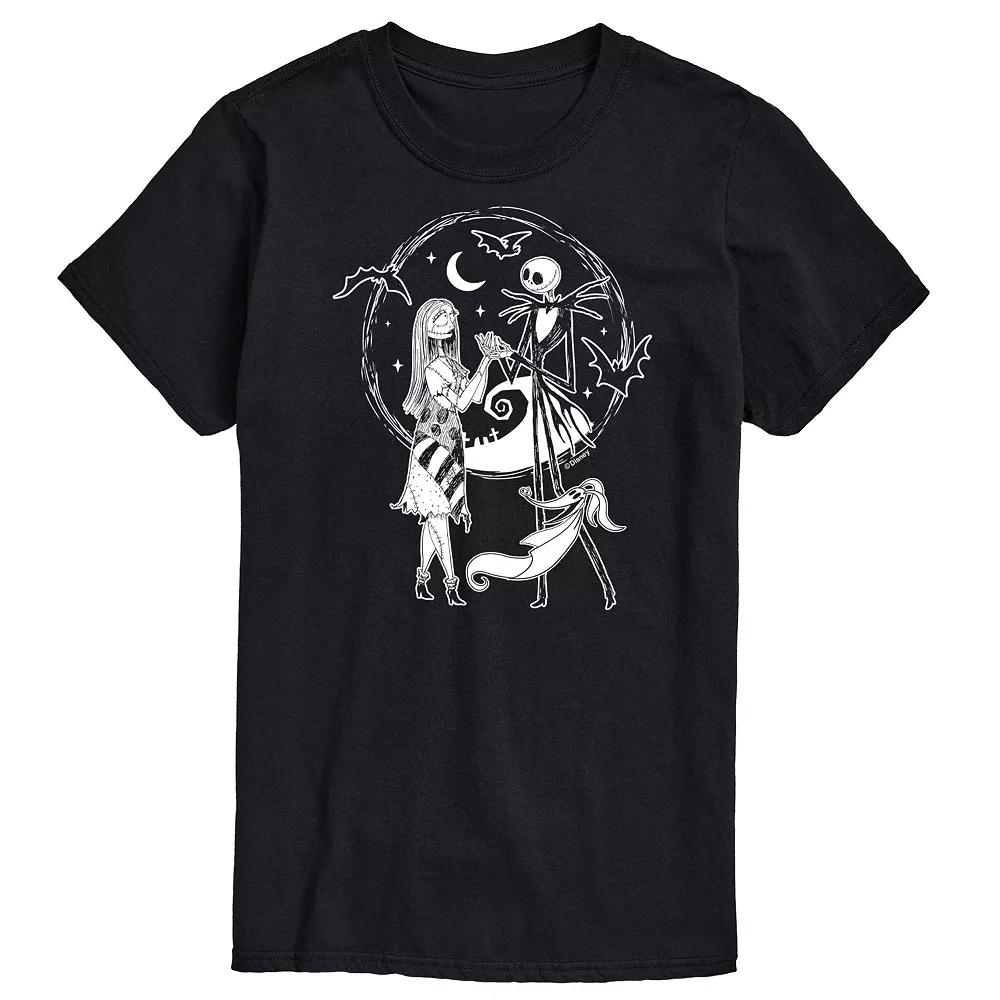 Disney's The Nightmare Before Christmas Men's Crew Tee Graphic Tee,  Product Image