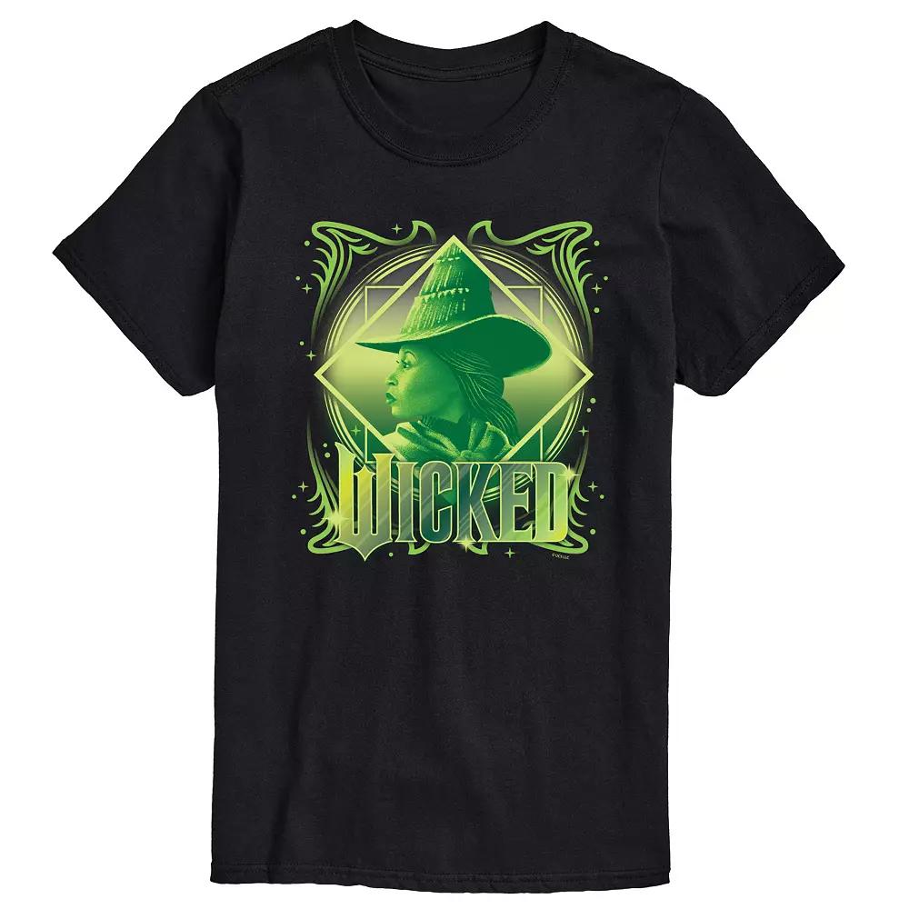 Men's Wicked Elphaba Portrait Graphic Tee,  Product Image
