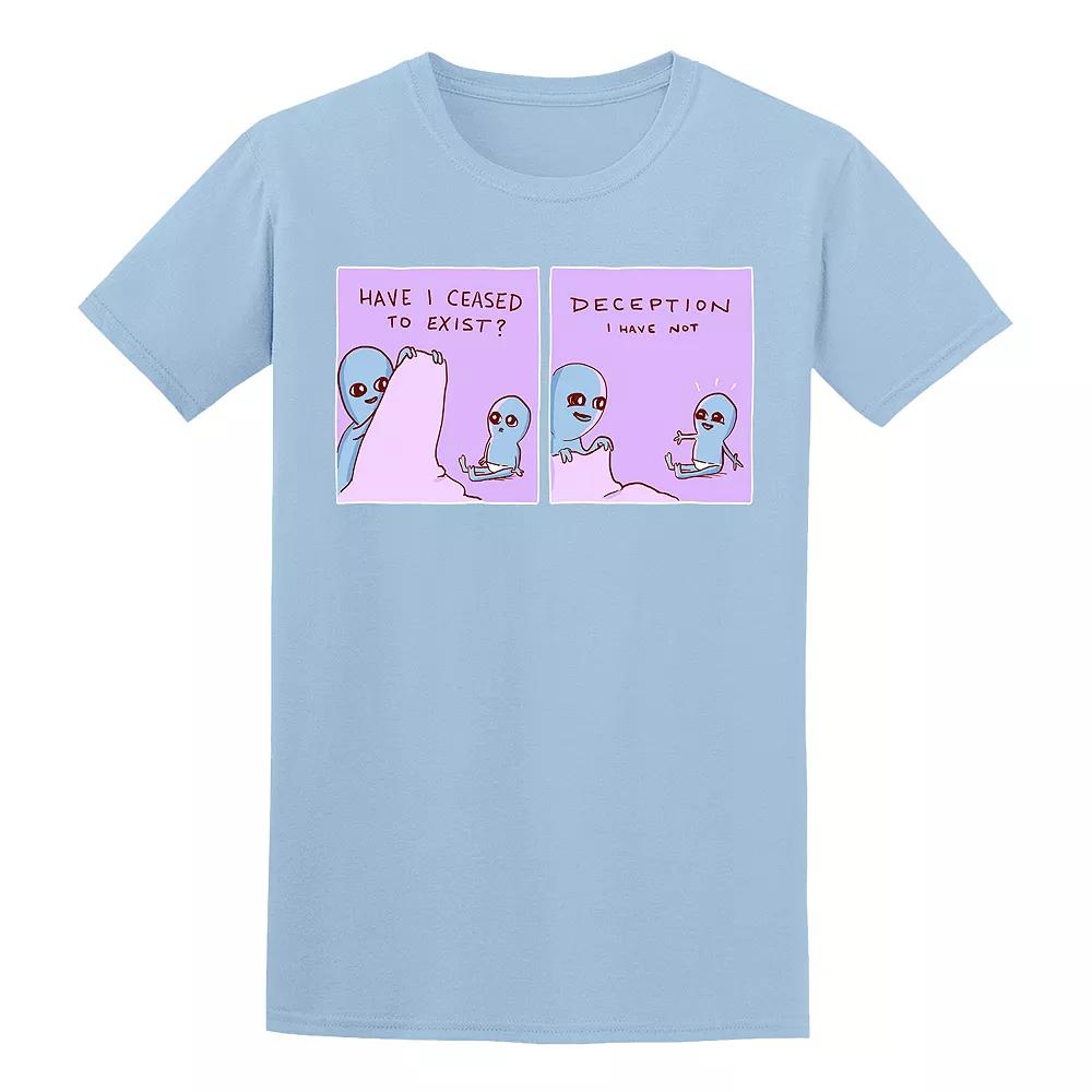 Men's COLAB89 by Threadless Strange Planet Tee, Size: Small, Light Blue Product Image