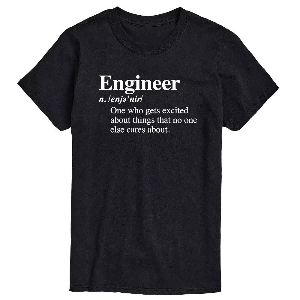 Big & Tall Engineer Definition Tee, Men's,  Product Image