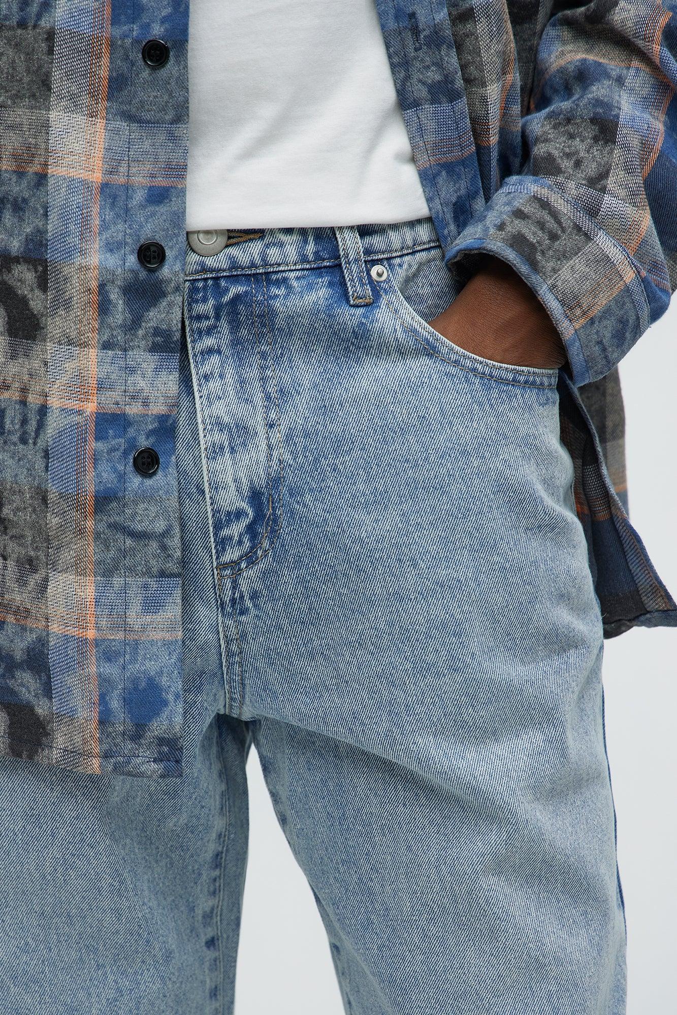 Dean Straight Jeans - Light Blue Wash Product Image