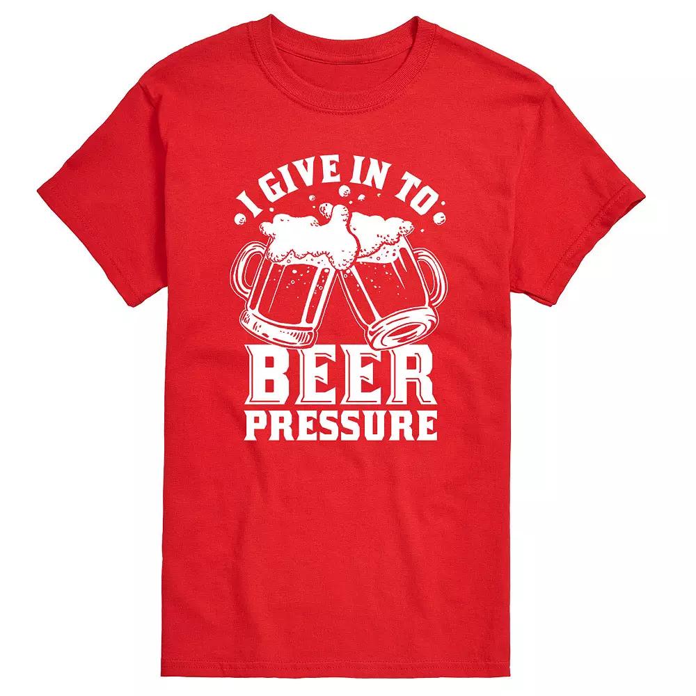 Big & Tall Beer Pressure Graphic Tee, Men's,  Product Image