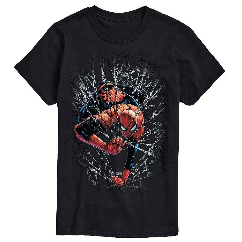 Men's Marvel Spider-Man Web Graphic Tee,  Product Image