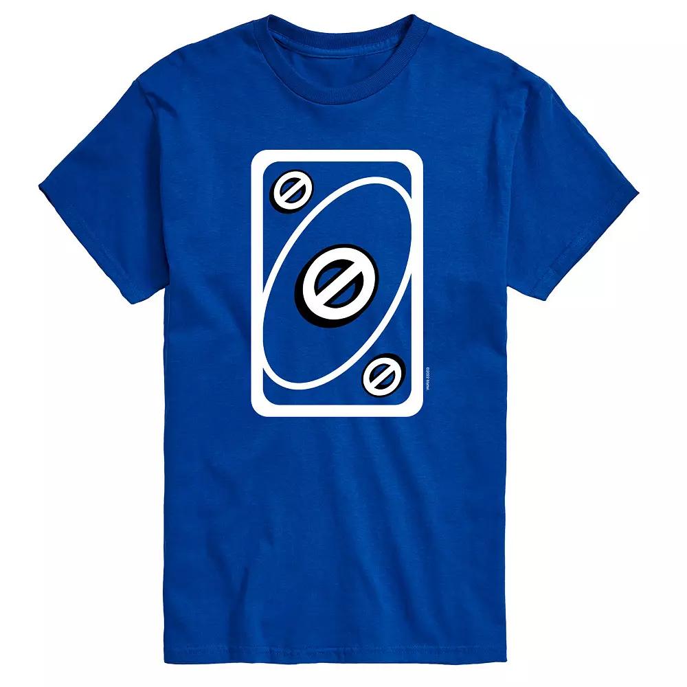 Men's Mattel UNO Blue Skip Card Tee,  Product Image