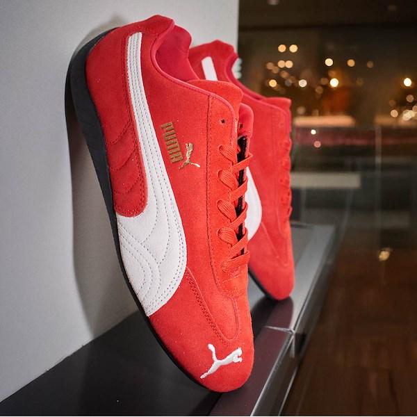 PUMA Mens PUMA Speedcat OG - Mens Skate Shoes Red/White Product Image