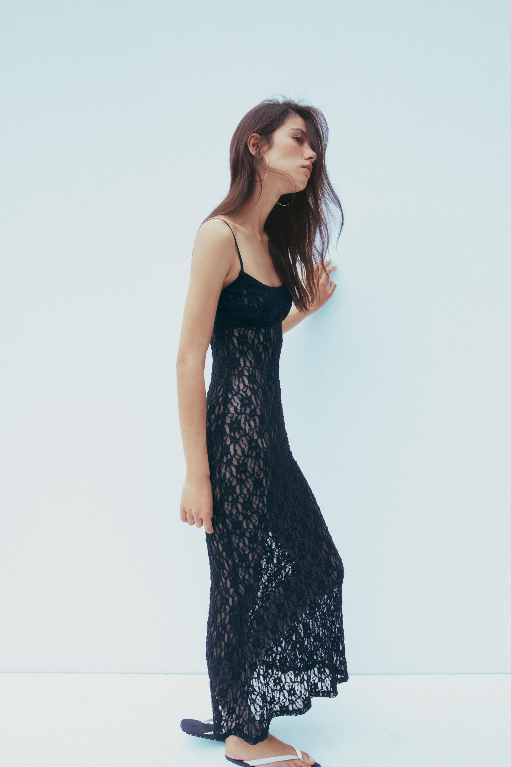 LONG LACE DRESS Product Image