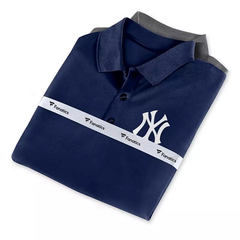 Men's Fanatics Branded Navy/Gray New York Yankees Polo Combo Set,  Product Image