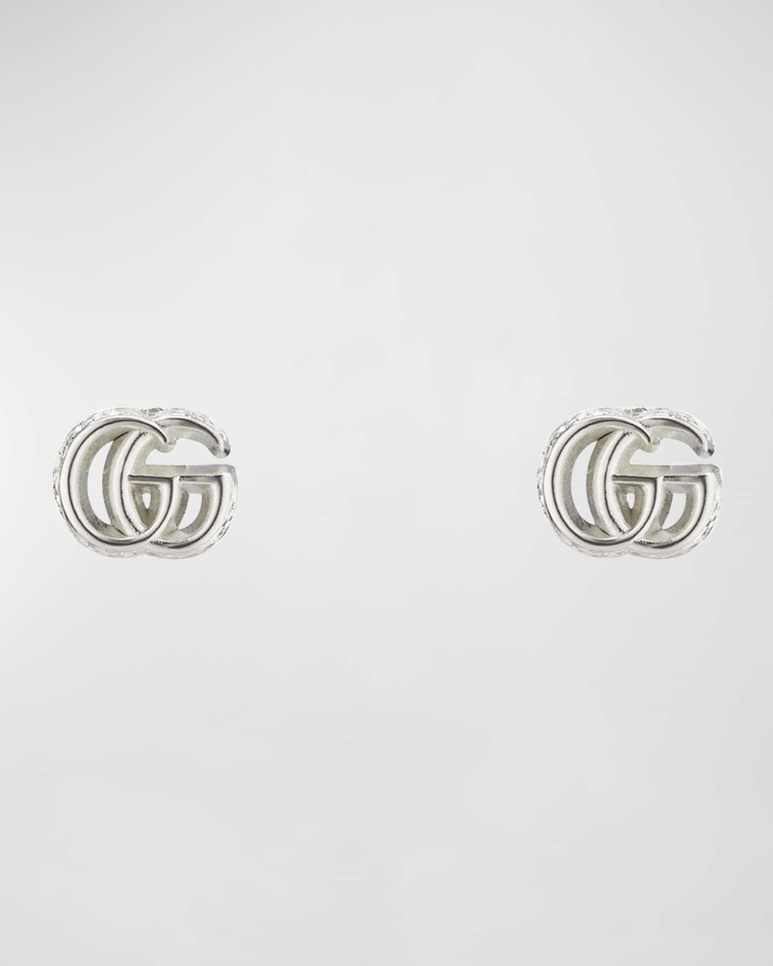 Womens Gg Marmont Sterling Silver Stud Earrings Product Image