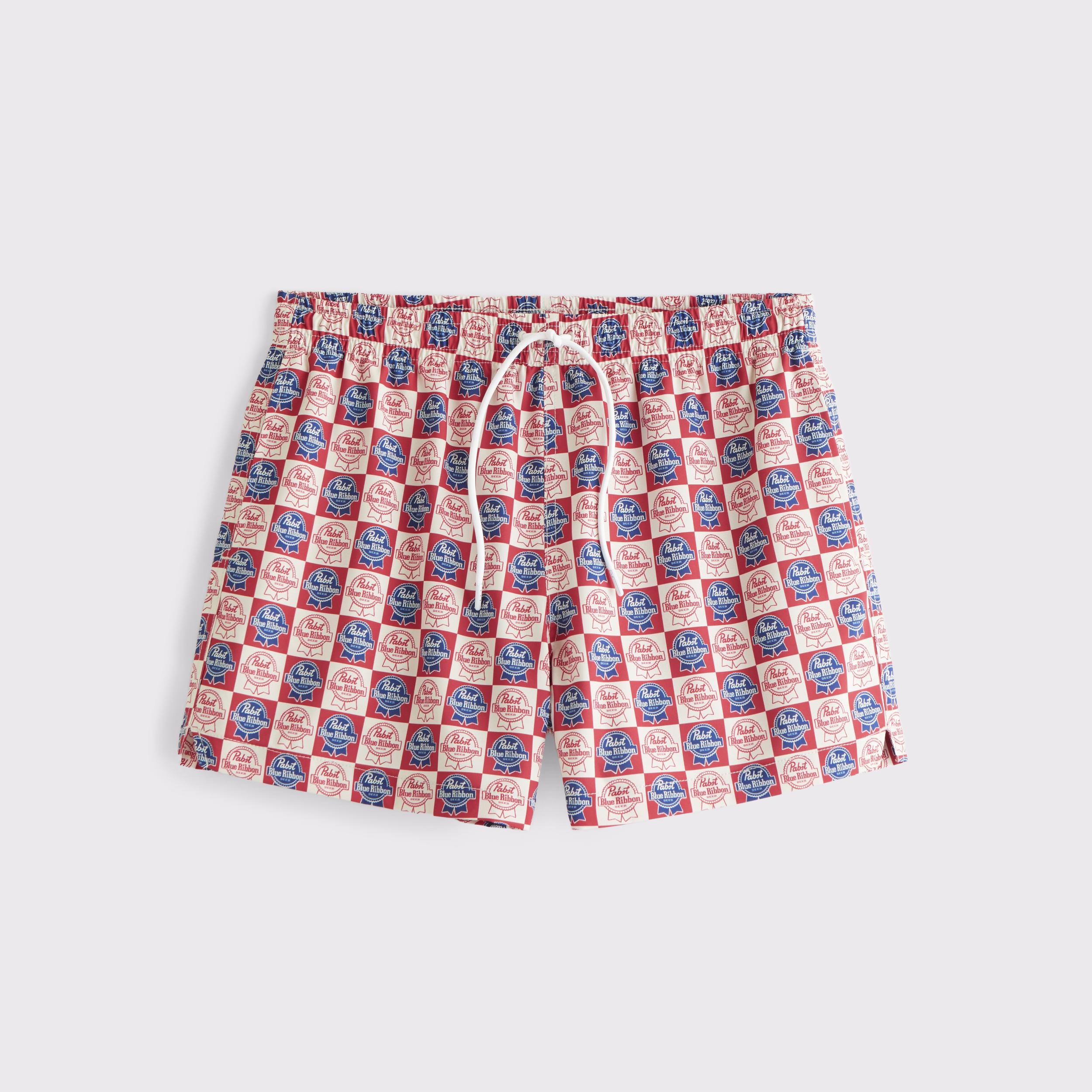 Pull-On Micro-Seersucker Swim Trunk Product Image