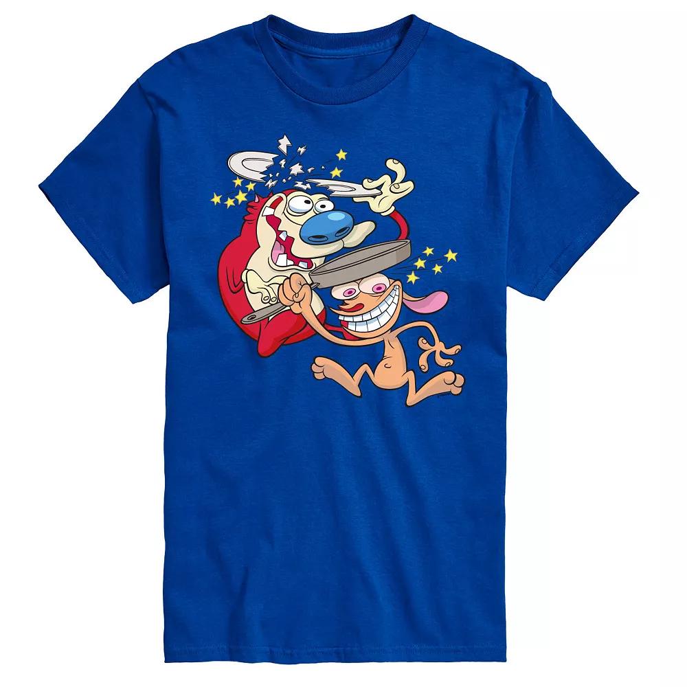 Big & Tall Ren & Stimpy Head Smash Graphic Tee, Men's,  Product Image