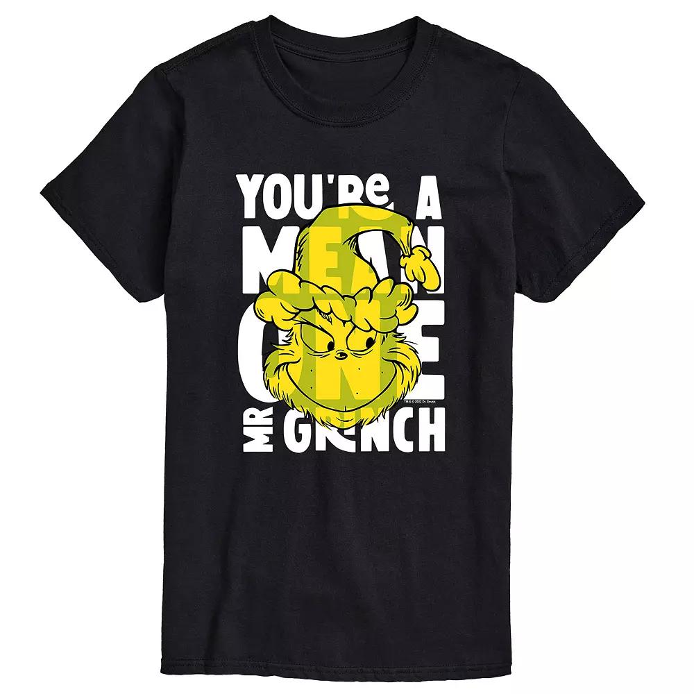 Big & Tall Youre A Mean One Tee, Men's,  Product Image