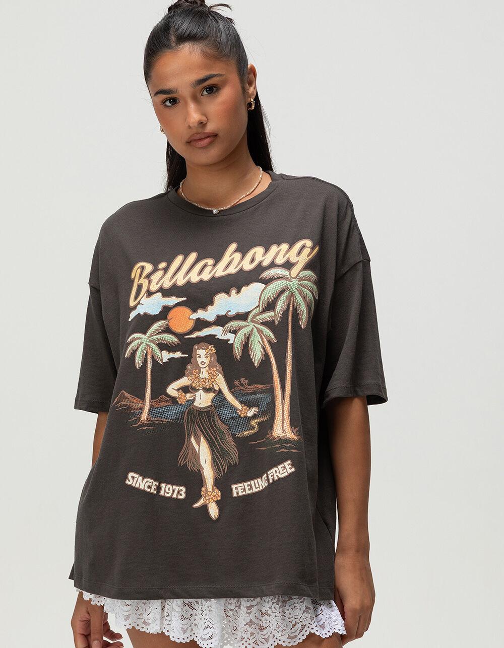 BILLABONG My Sunny Day Womens Oversized Tee - OFF-BLACK Product Image
