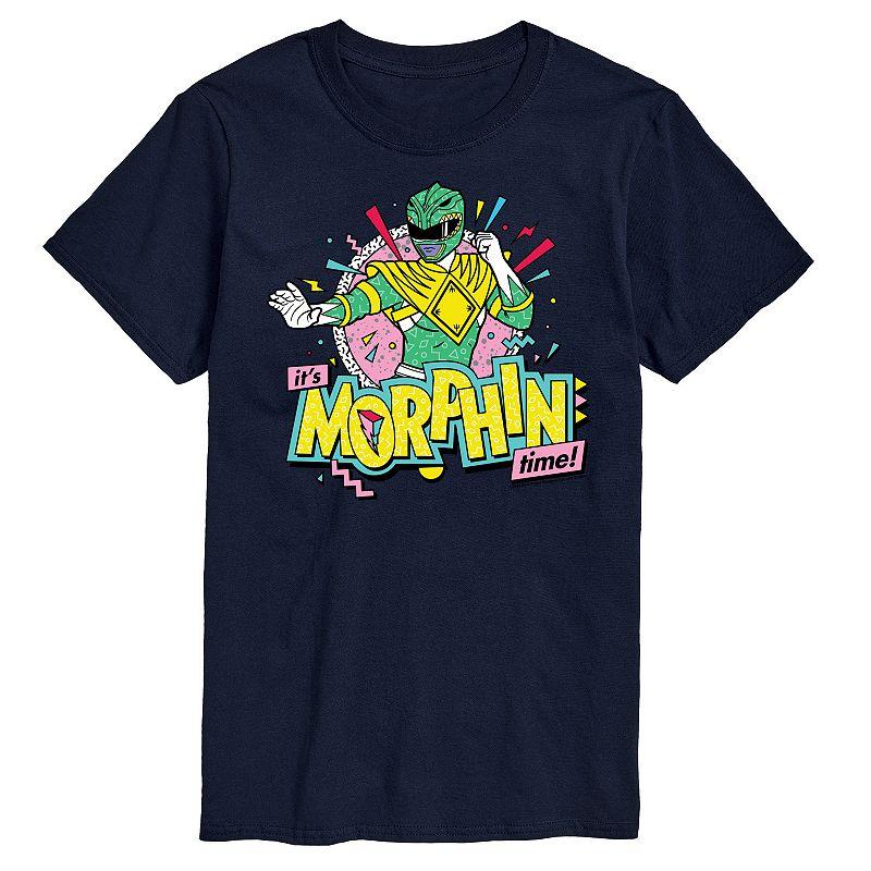 Men's Power Rangers Morphin Time Green Graphic Tee,  Product Image