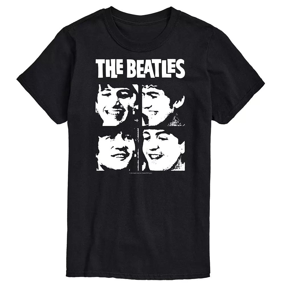Men's The Beatles Face Grid Tee,  Product Image