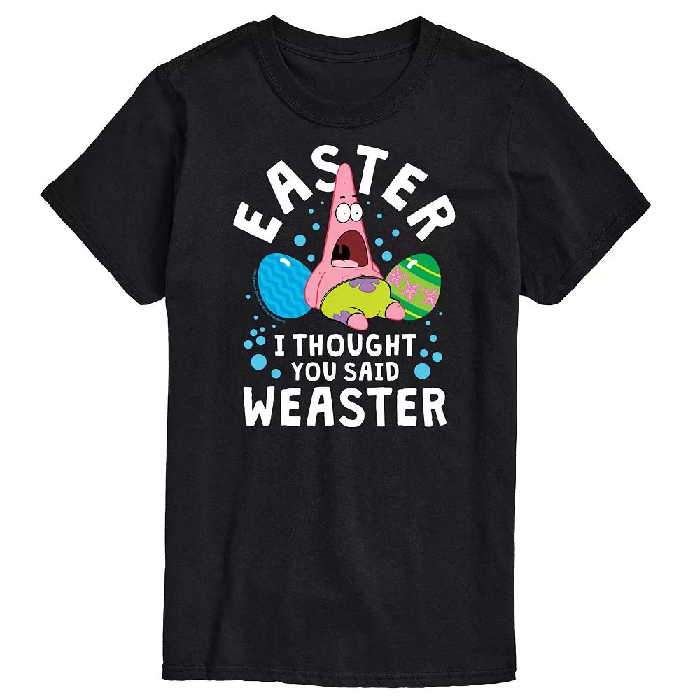 Big & Tall Nickelodeon Spongebob Squarepants Easter Weaster Graphic Tee, Men's,  Product Image